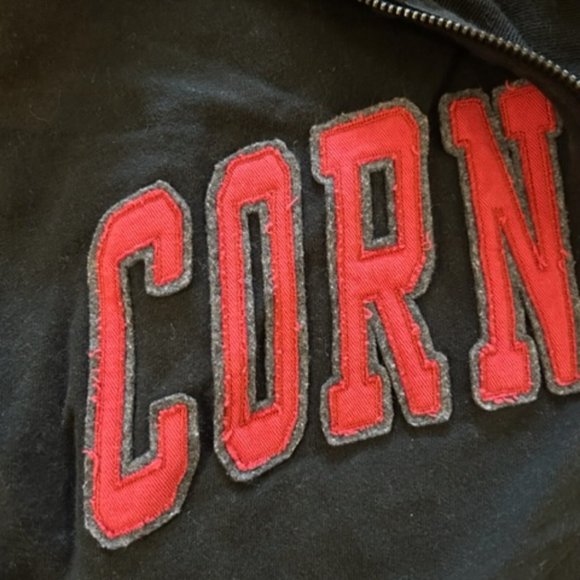 Cornell University Authentic Quarter Zip Sweatshirt with Embroidery - size L - Picture 3 of 4